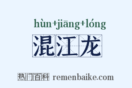 混江龙是什么意思的图片
